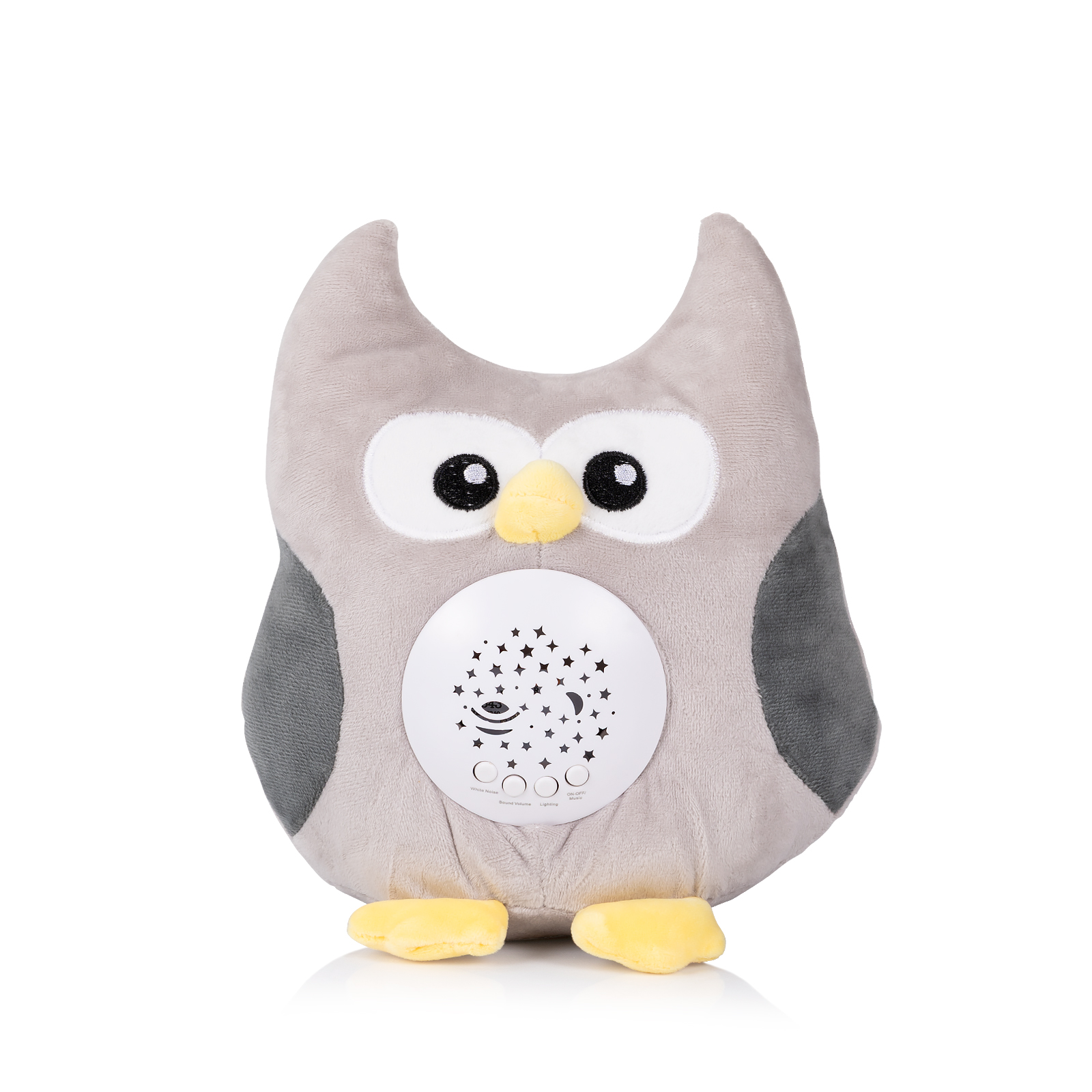 Плюшена играчка с проектор и музика Chipolino Малък бух