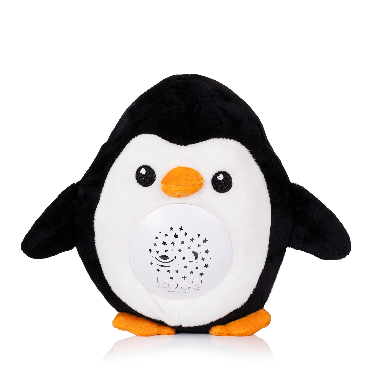 Плюшена играчка с проектор и музика Chipolino Малък пингвин