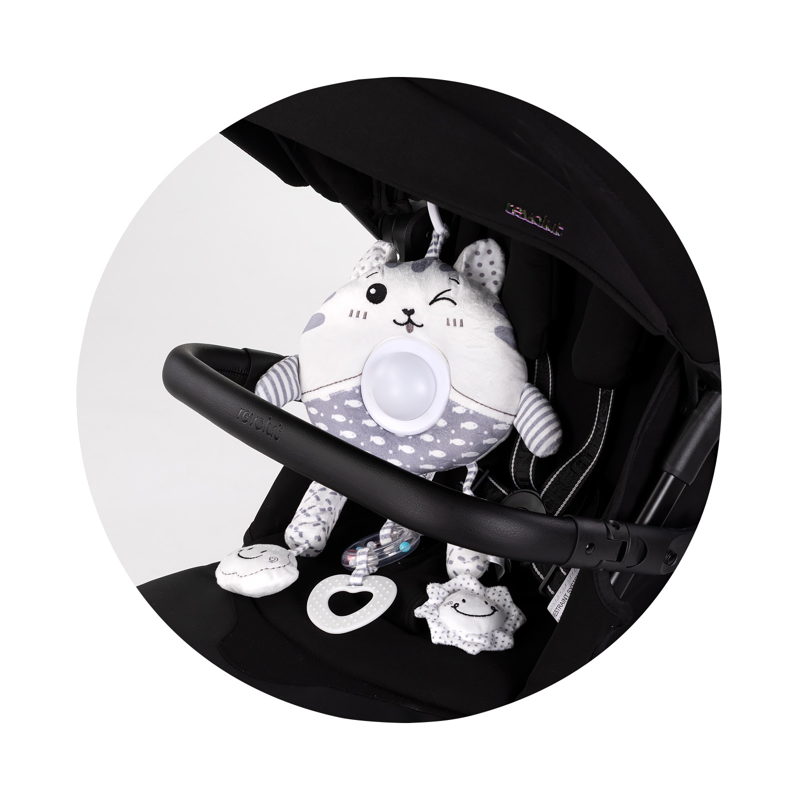 Плюшена играчка за количка и легло Chipolino Голямо коте — снимка 4