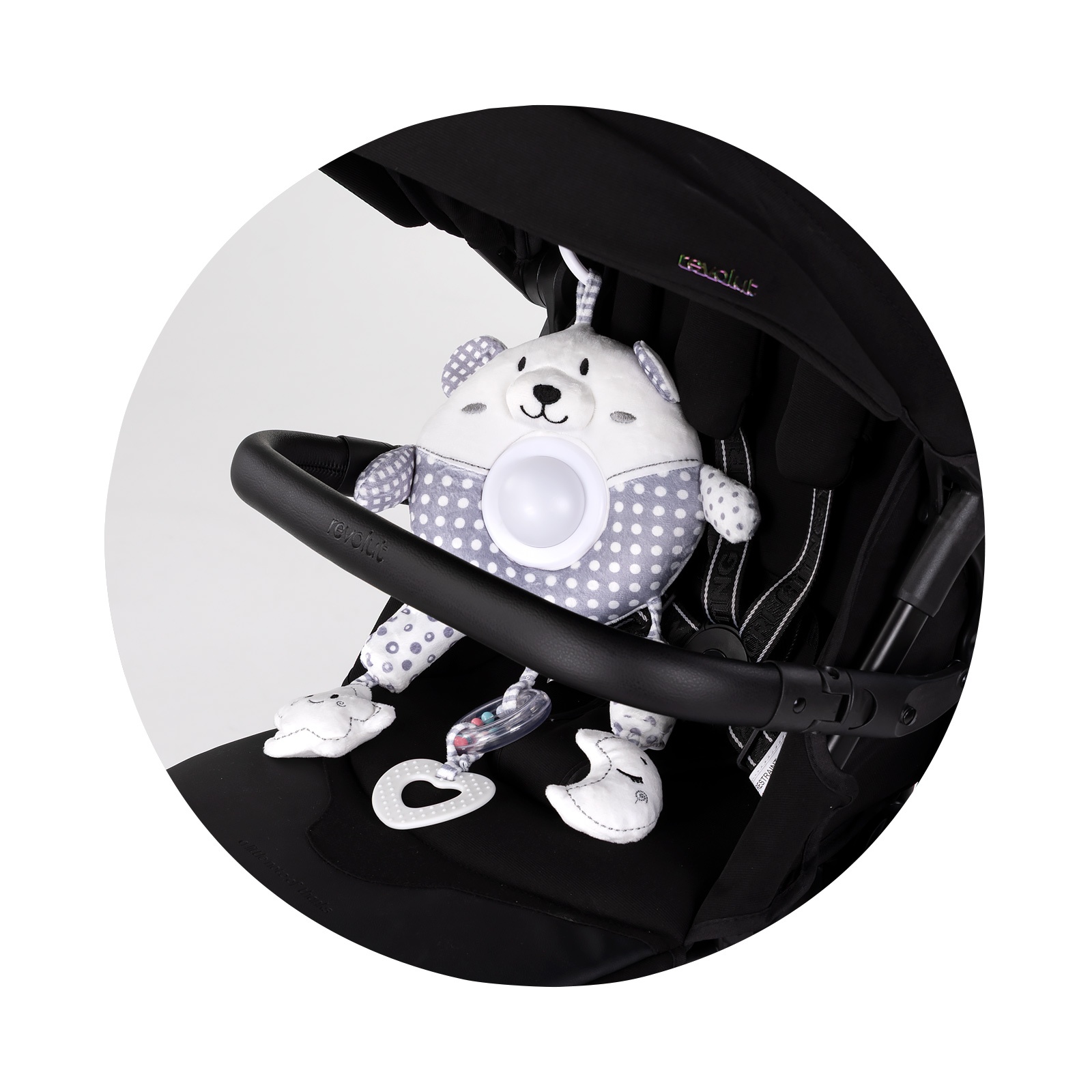 Плюшена играчка за количка и легло Chipolino Голямо мече — снимка 4