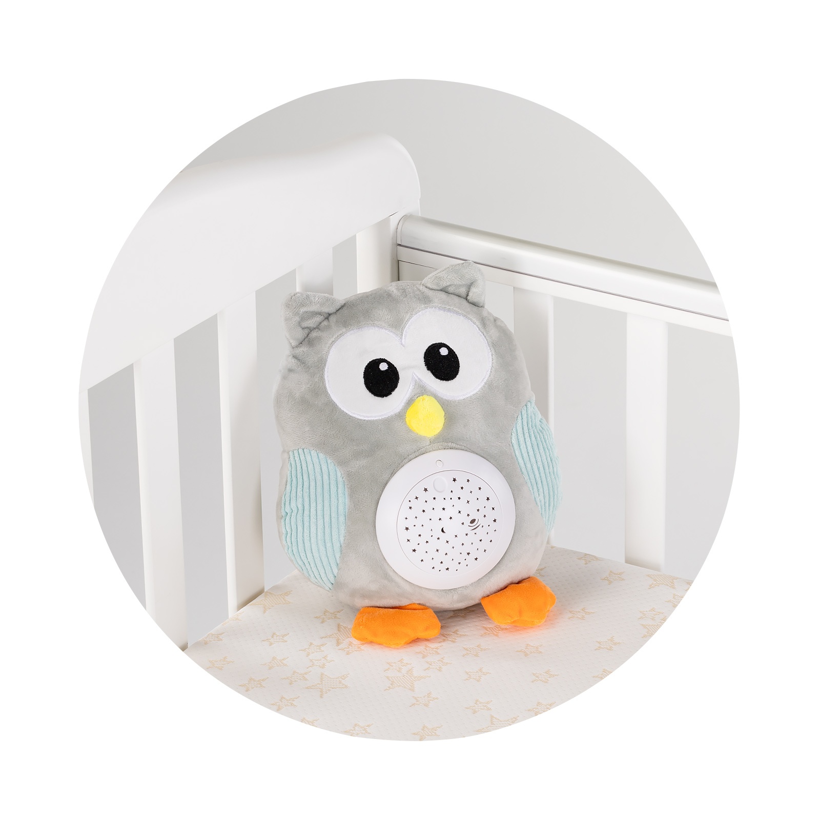 Плюшена играчка с проектор и музика Chipolino Бухалче — снимка 4