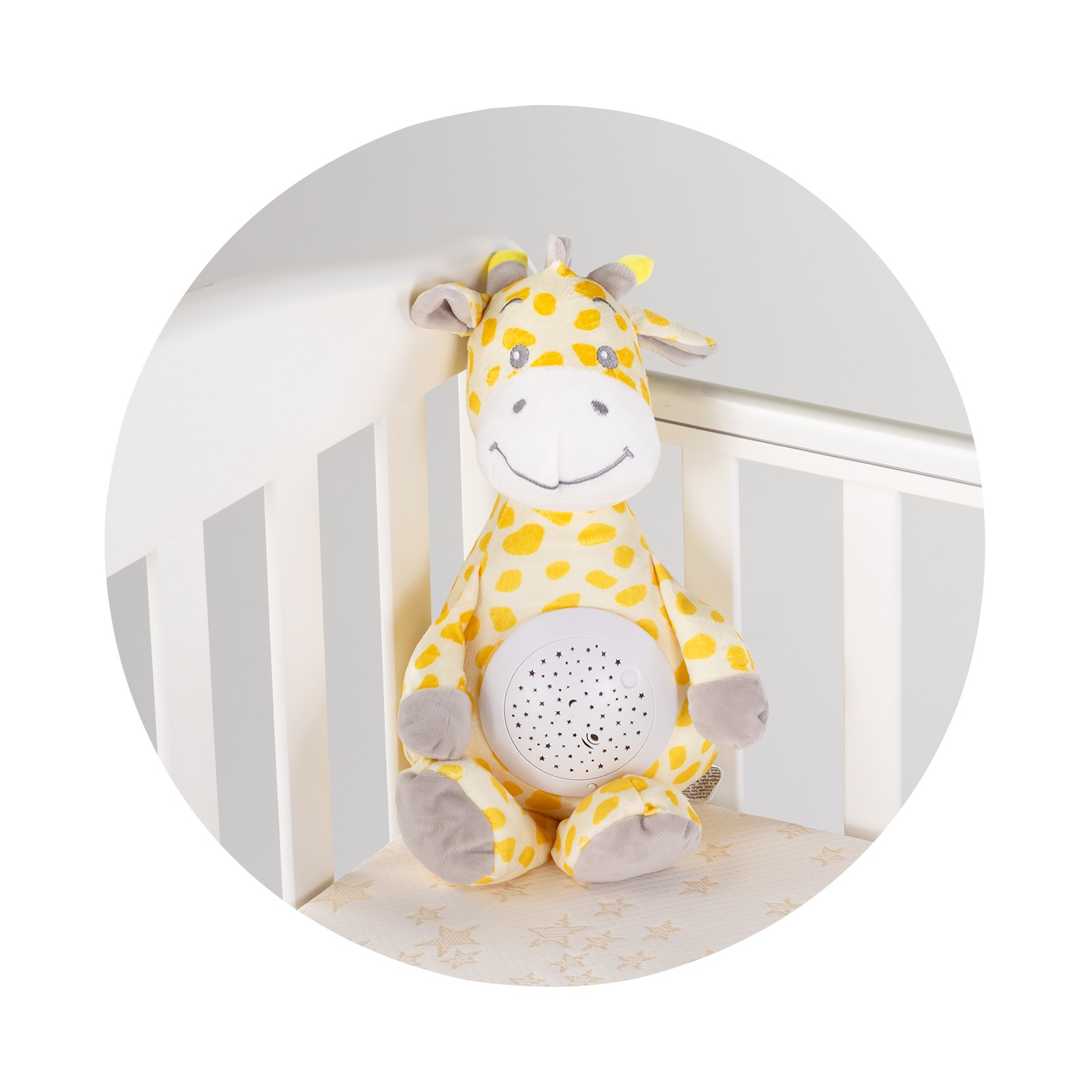 Плюшена играчка с проектор и музика Chipolino Жирафче — снимка 4