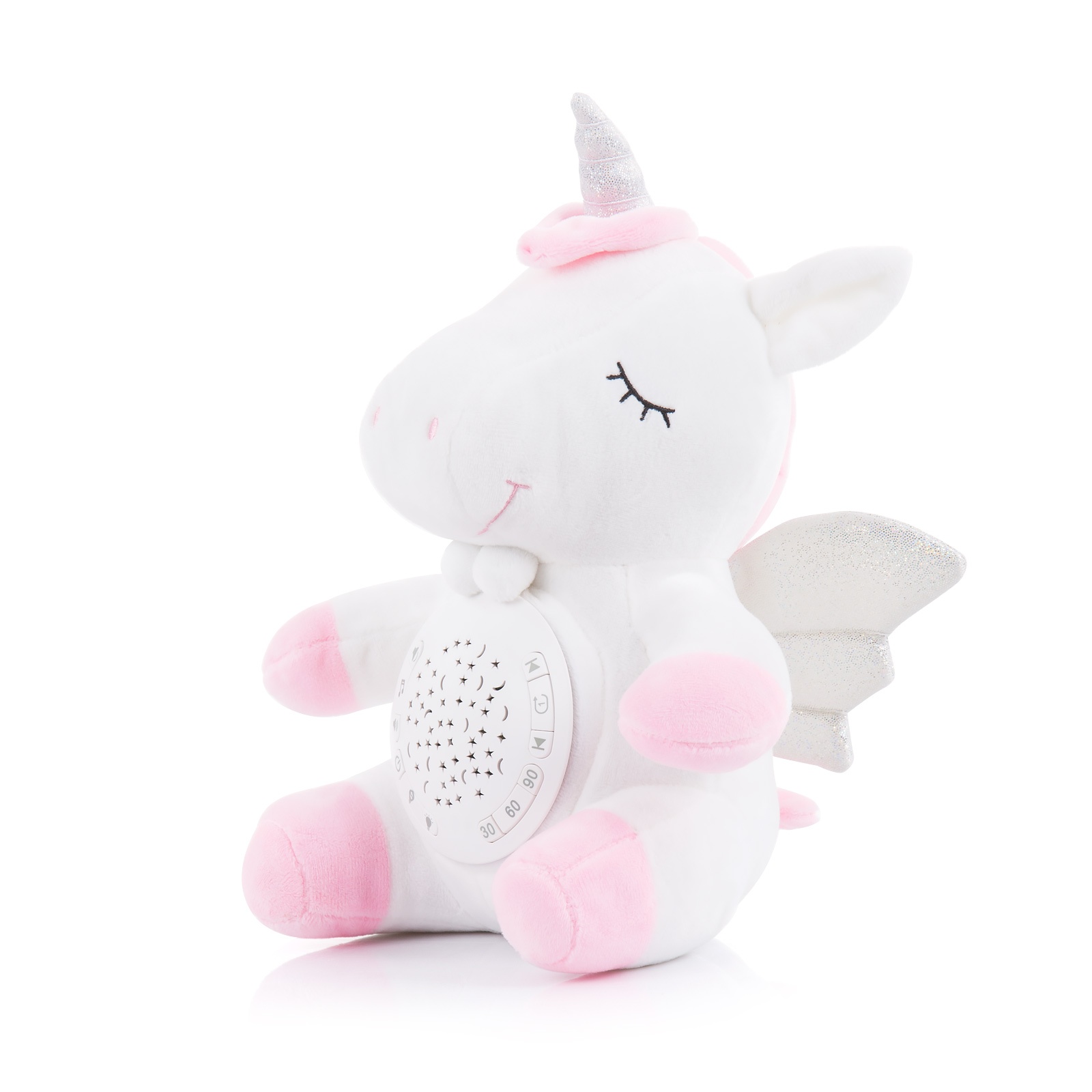 Плюшена играчка с проектор и музика Chipolino Еднорог с таймер — снимка 3