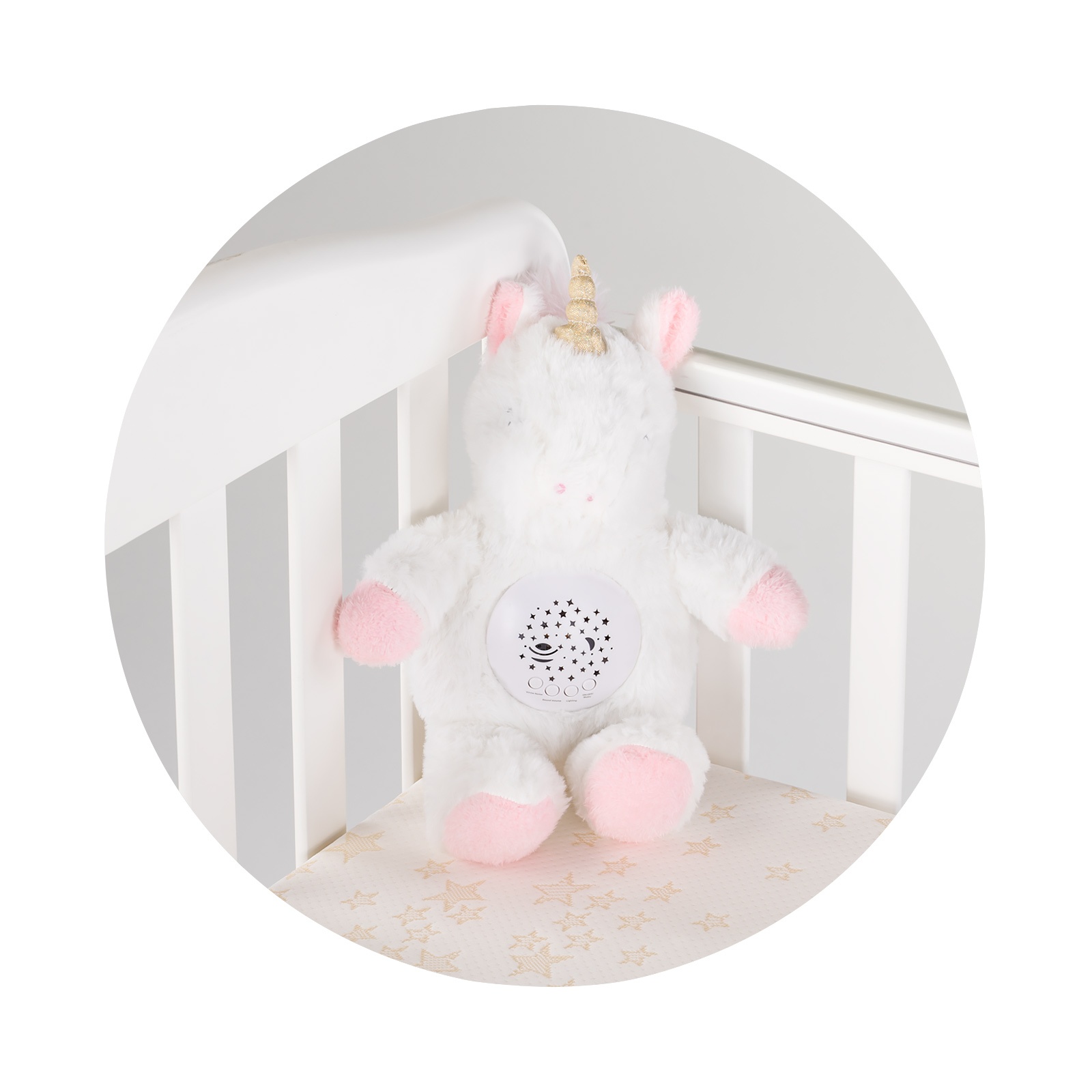 Плюшена играчка с проектор и музика Chipolino Малък еднорог — снимка 4