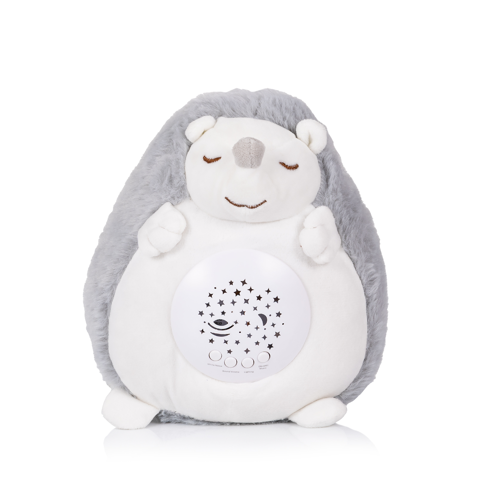 Плюшена играчка с проектор и музика Chipolino Малък таралеж