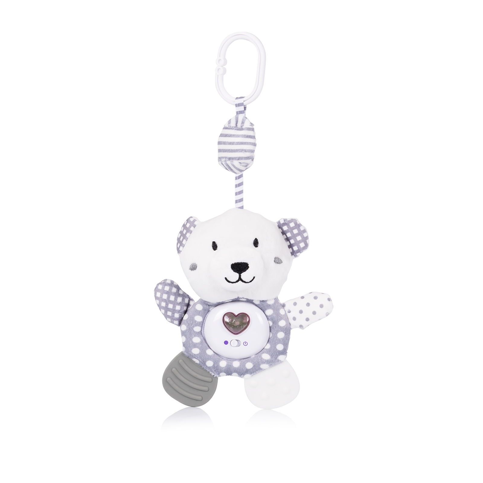 Плюшена играчка за количка и легло Chipolino Меченце