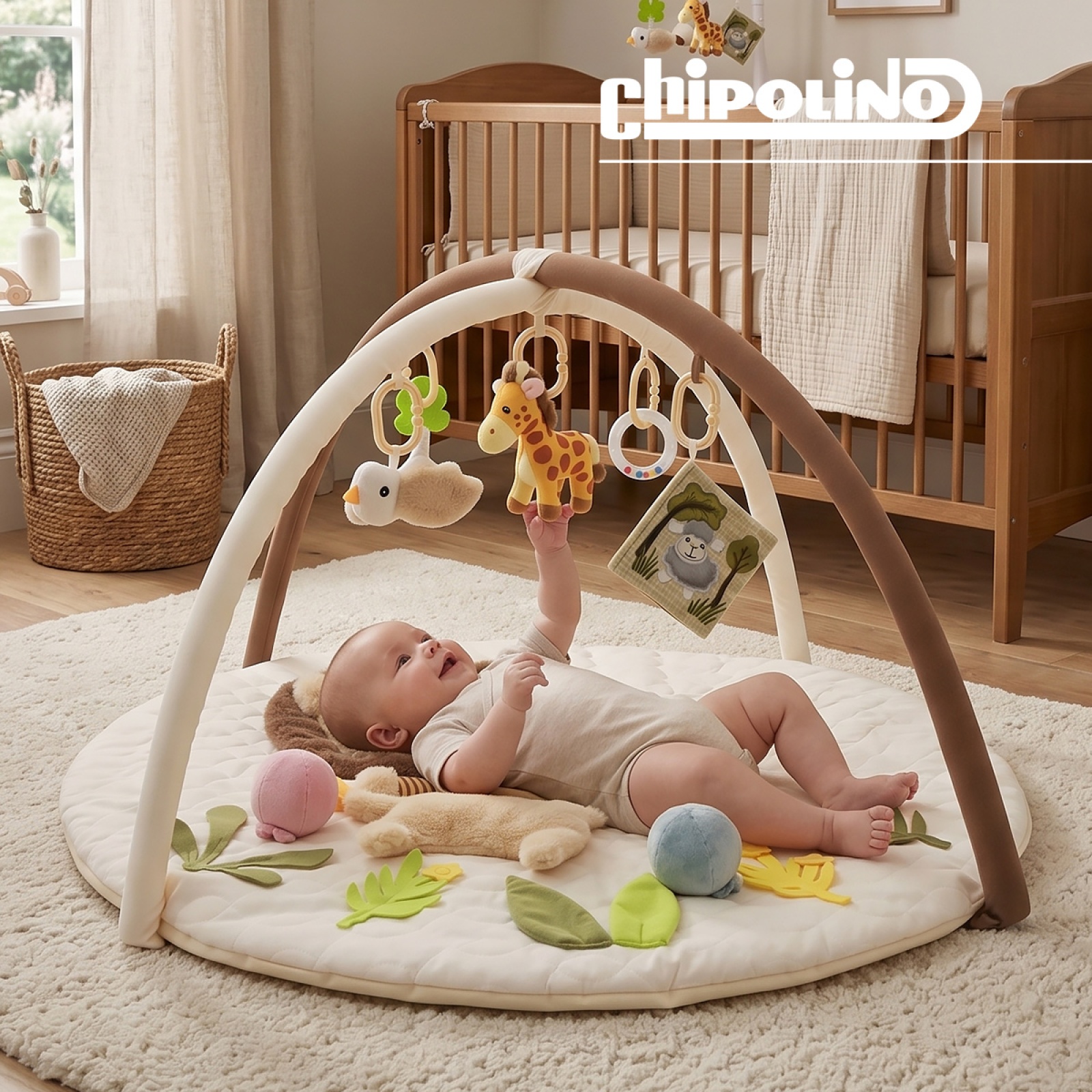 Постелка за гимнастика Chipolino Лъвчо