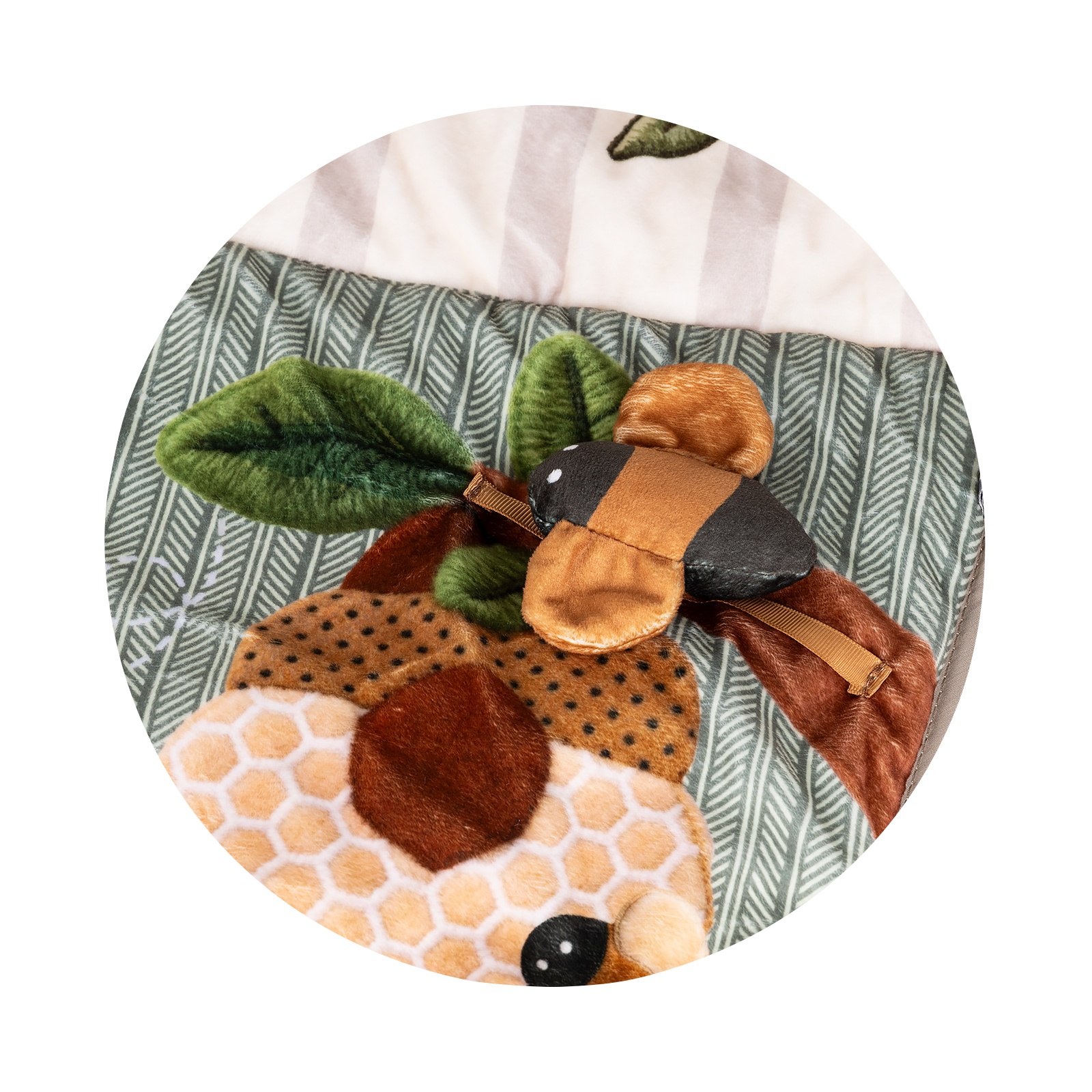 Постелка за гимнастика Chipolino Слонче 120 × 120 см