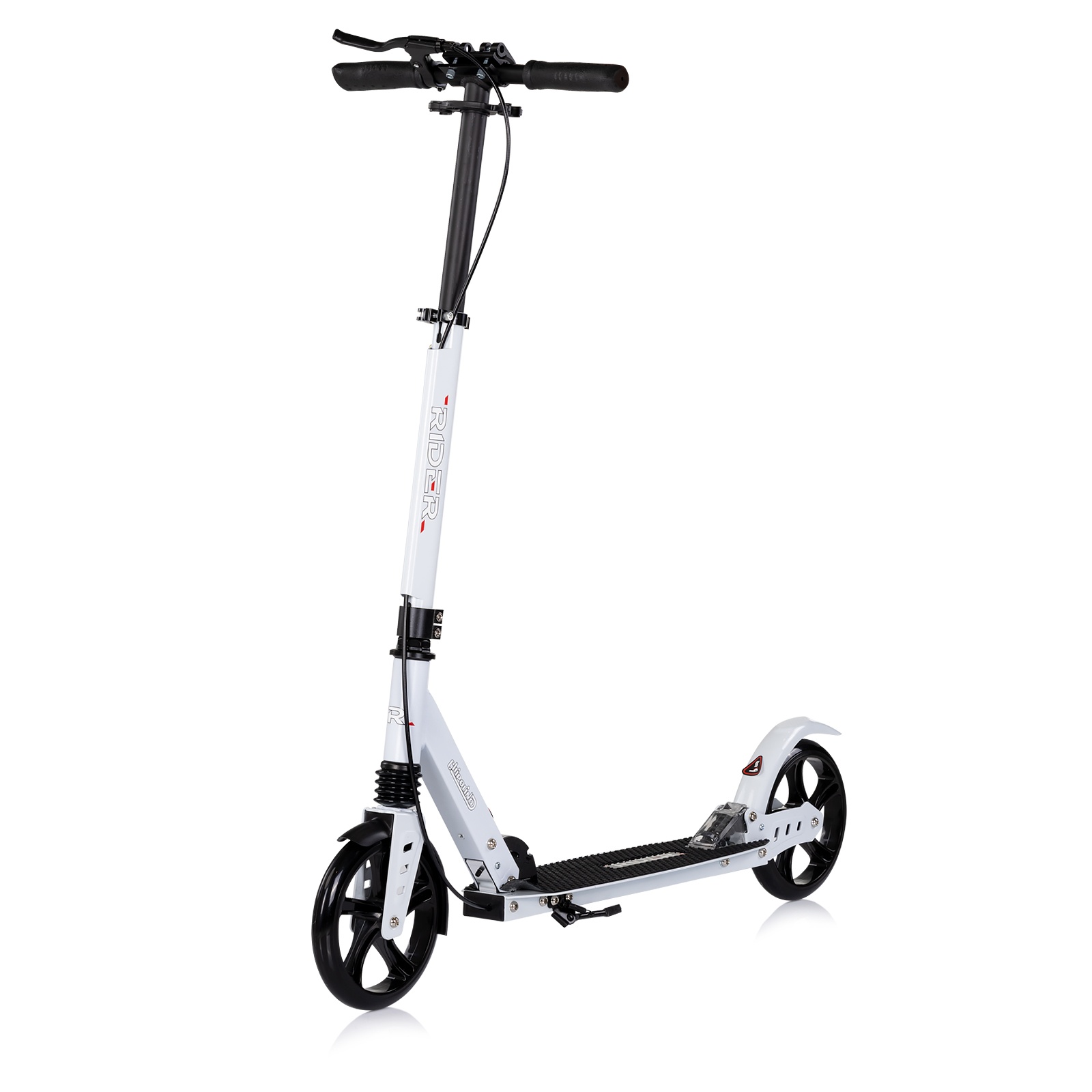 Сгъваема тротинетка Chipolino Rider до 100 кг, бяла