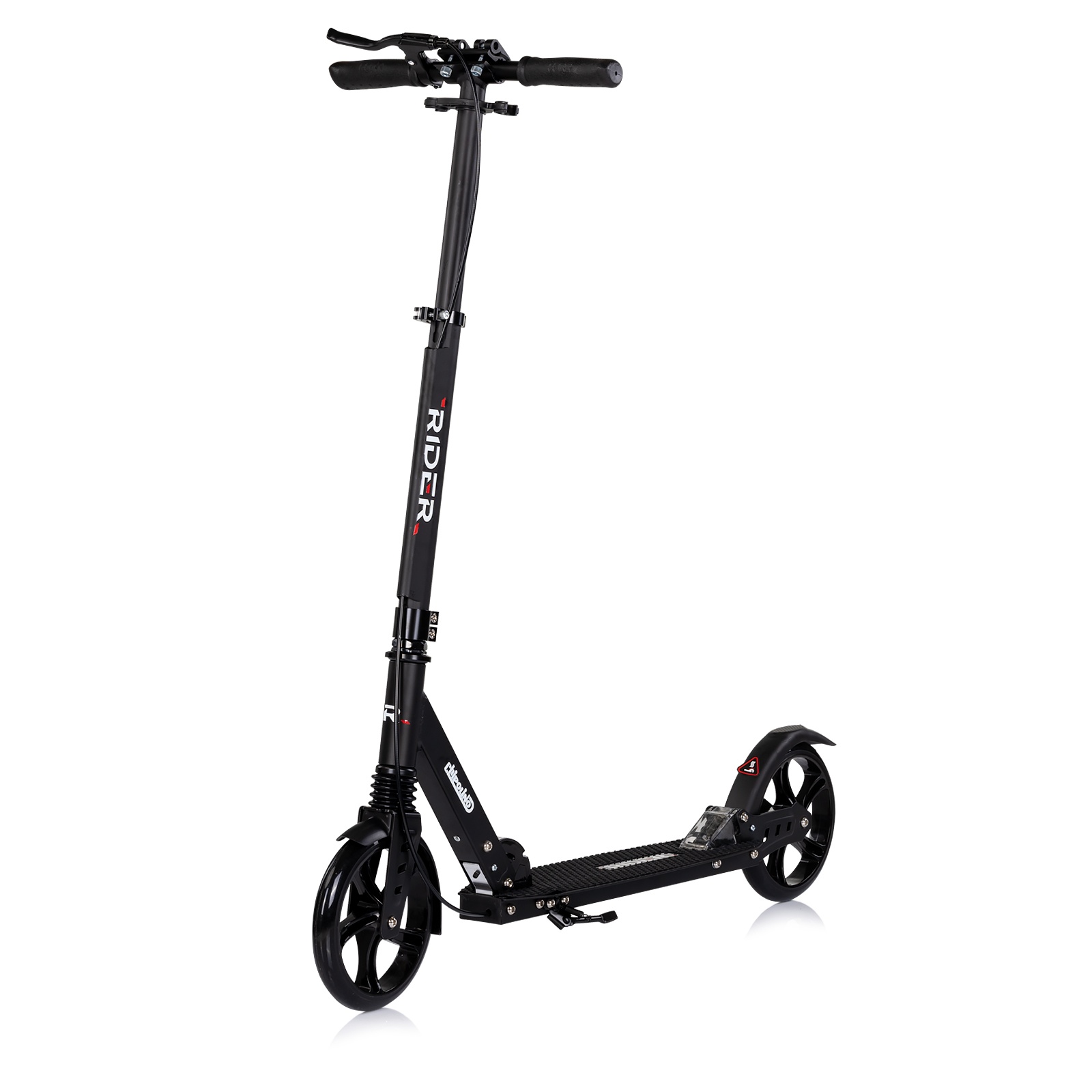 Сгъваема тротинетка Chipolino Rider до 100 кг, черна
