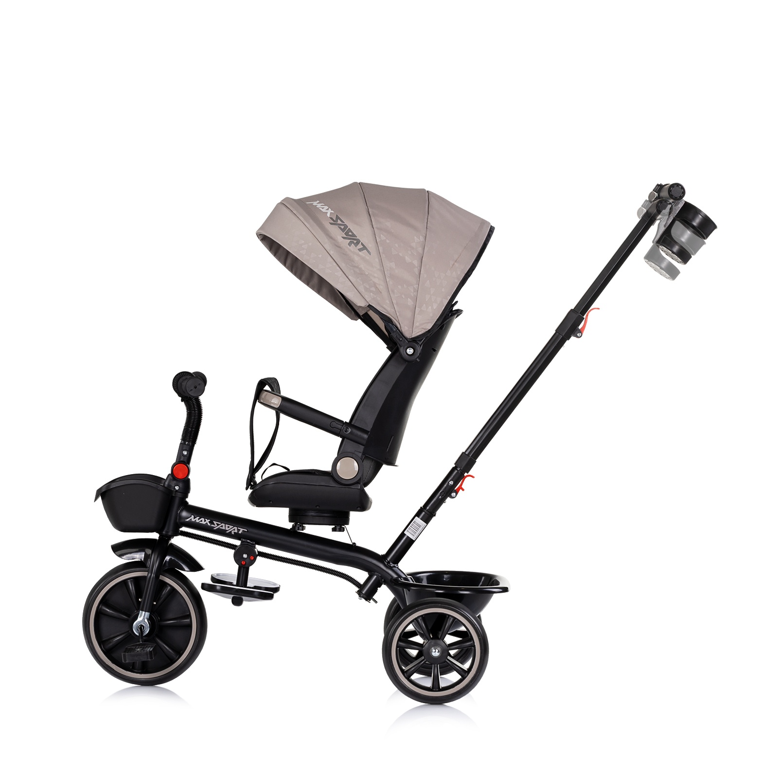 Триколка със сенник Chipolino Max Sport, лате