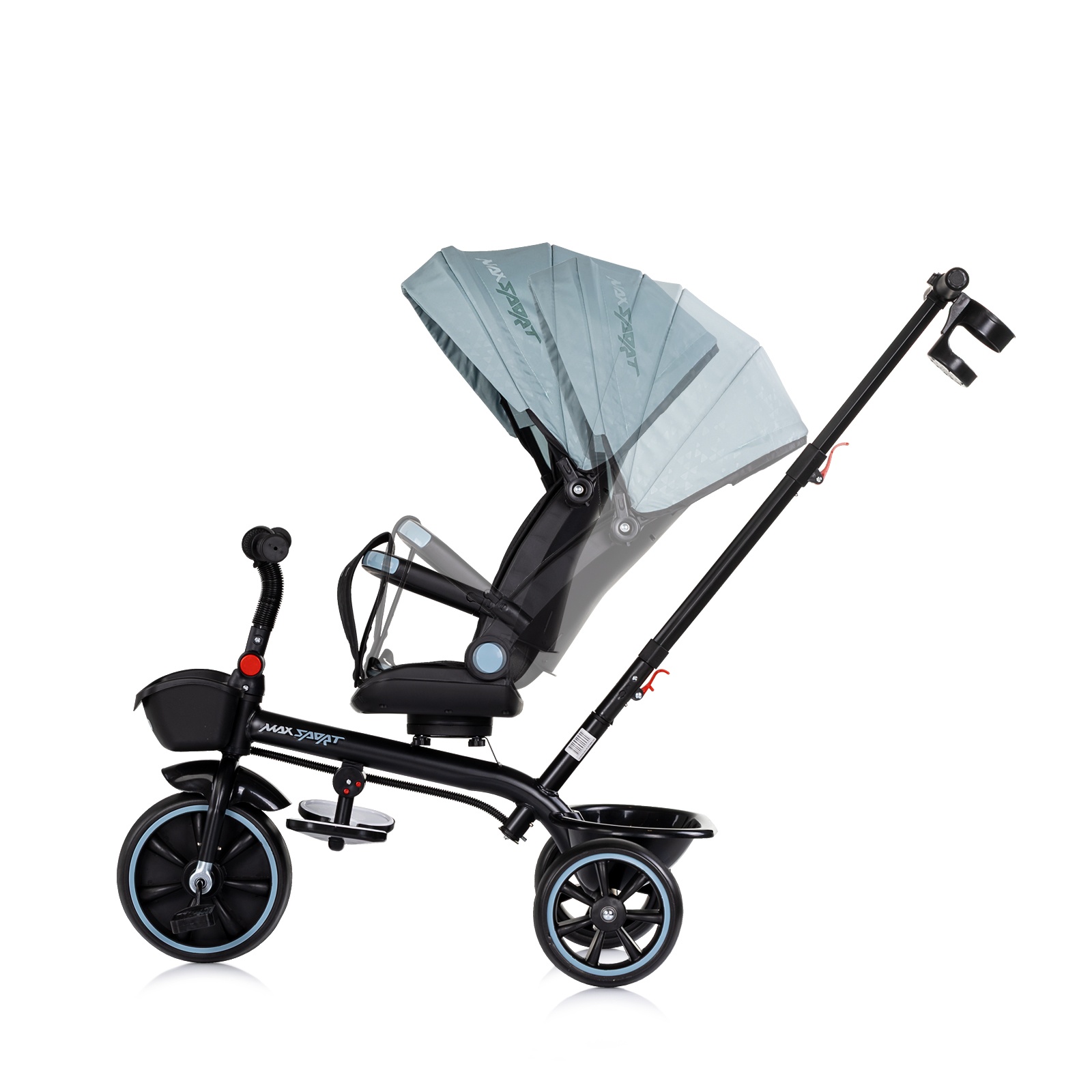 Триколка със сенник Chipolino Max Sport, матча