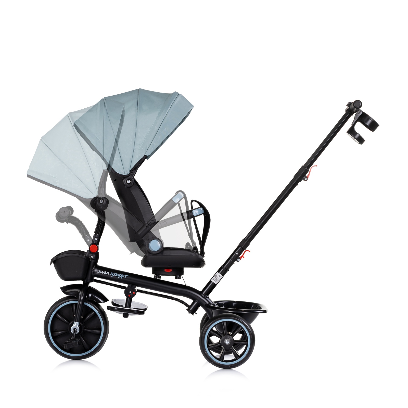Триколка със сенник Chipolino Max Sport, матча