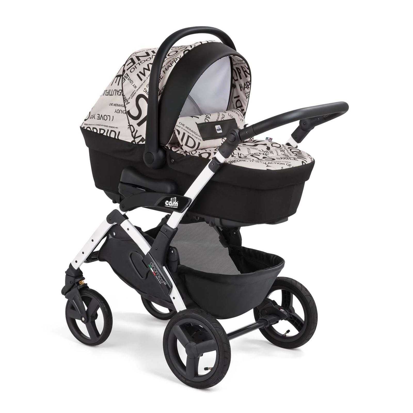 Комплект CAM Smart 844: кош, седалка, столче и чанта