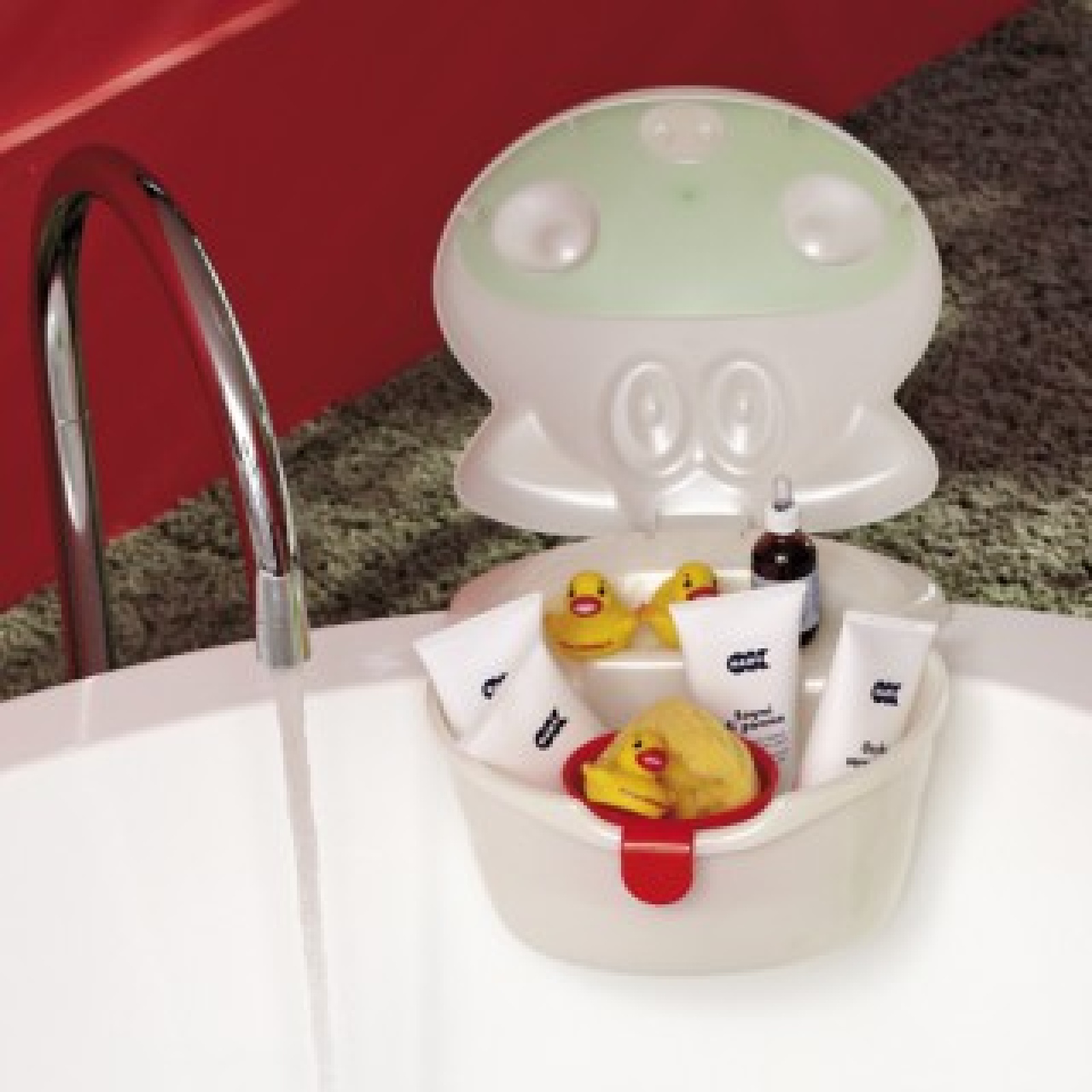 Поставка за аксесоари за вана OK Baby Muggy, бяла — снимка 5