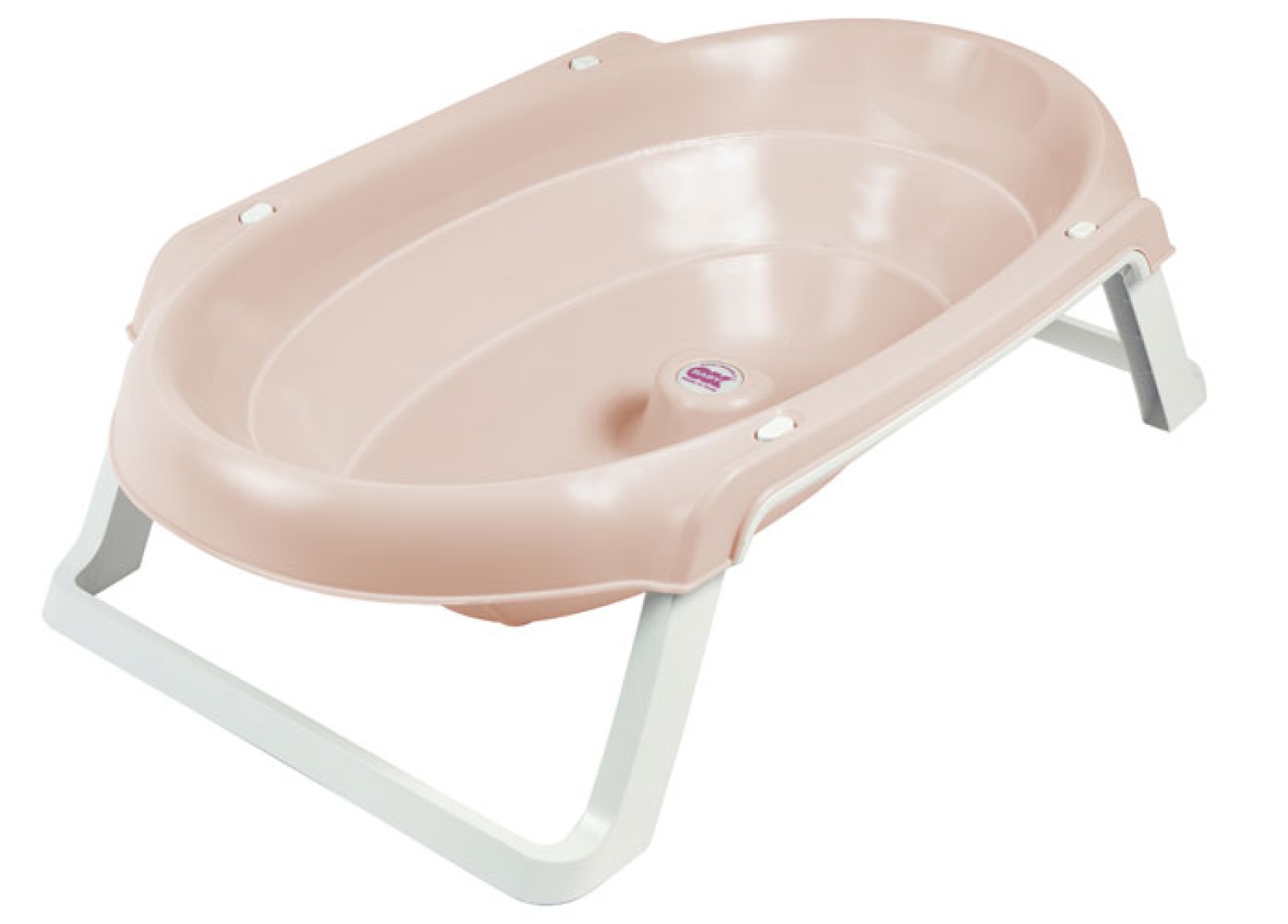 Сгъваема бебешка вана OK Baby Onda Slim, светло розова