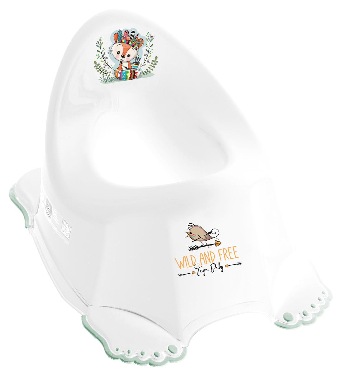 Анатомично гърне с музика Tega Baby Wild & Free, лисиче