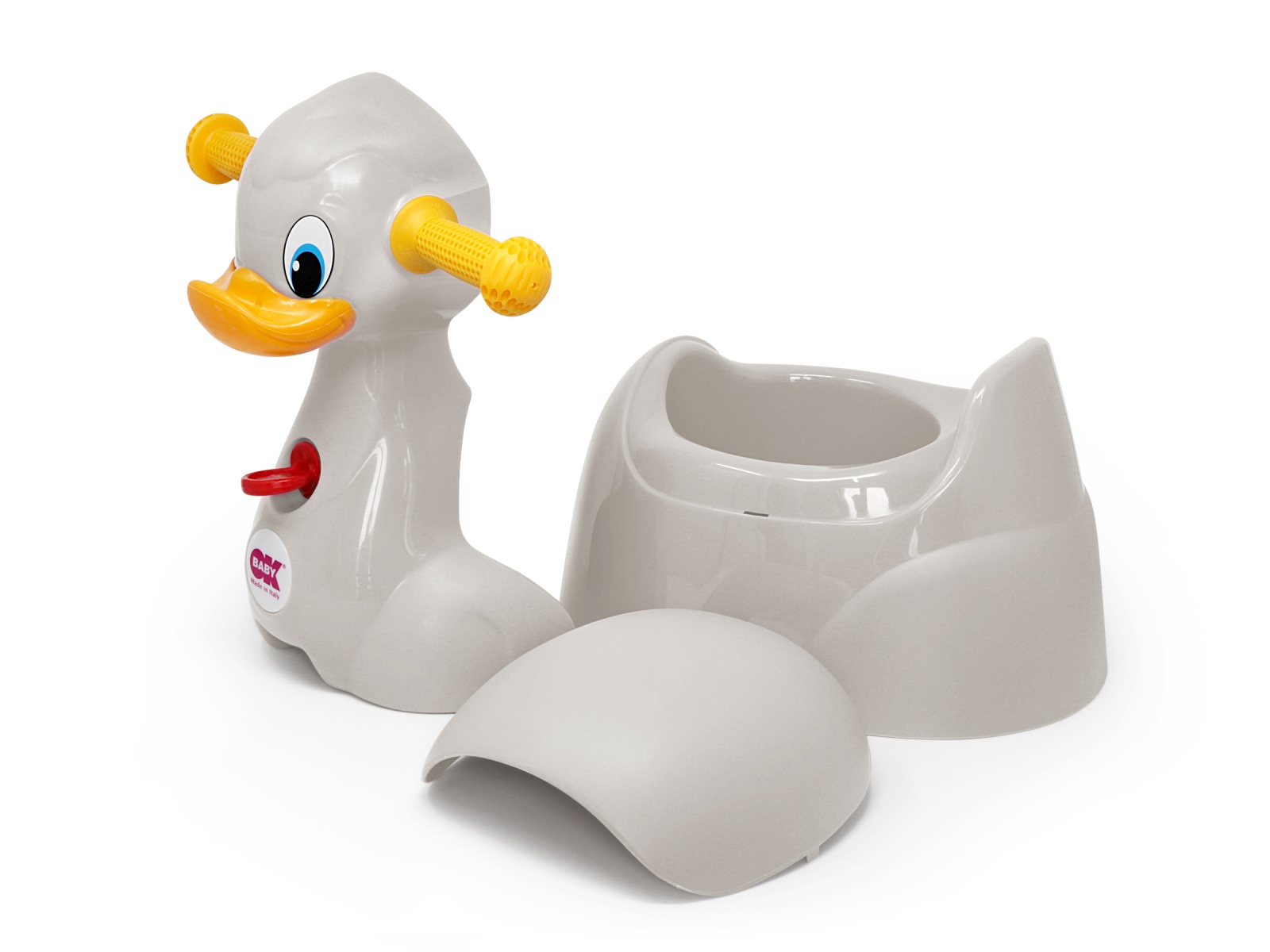 Бебешко гърне Tega Baby Пате, сиво — снимка 4