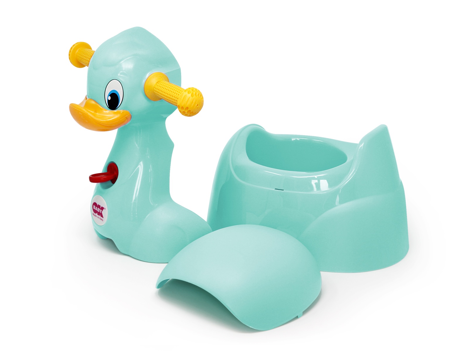 Бебешко гърне Tega Baby Пате, синьо — снимка 4