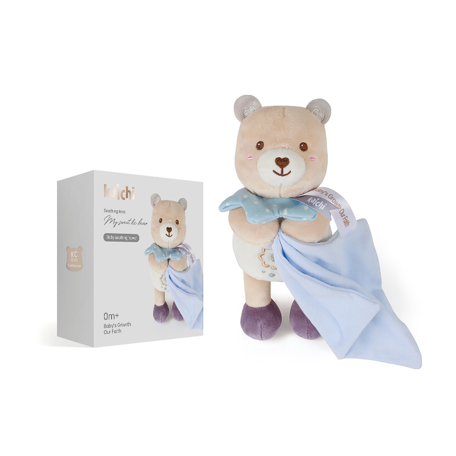 Бебешка мека играчка Chipolino Мече, синьо