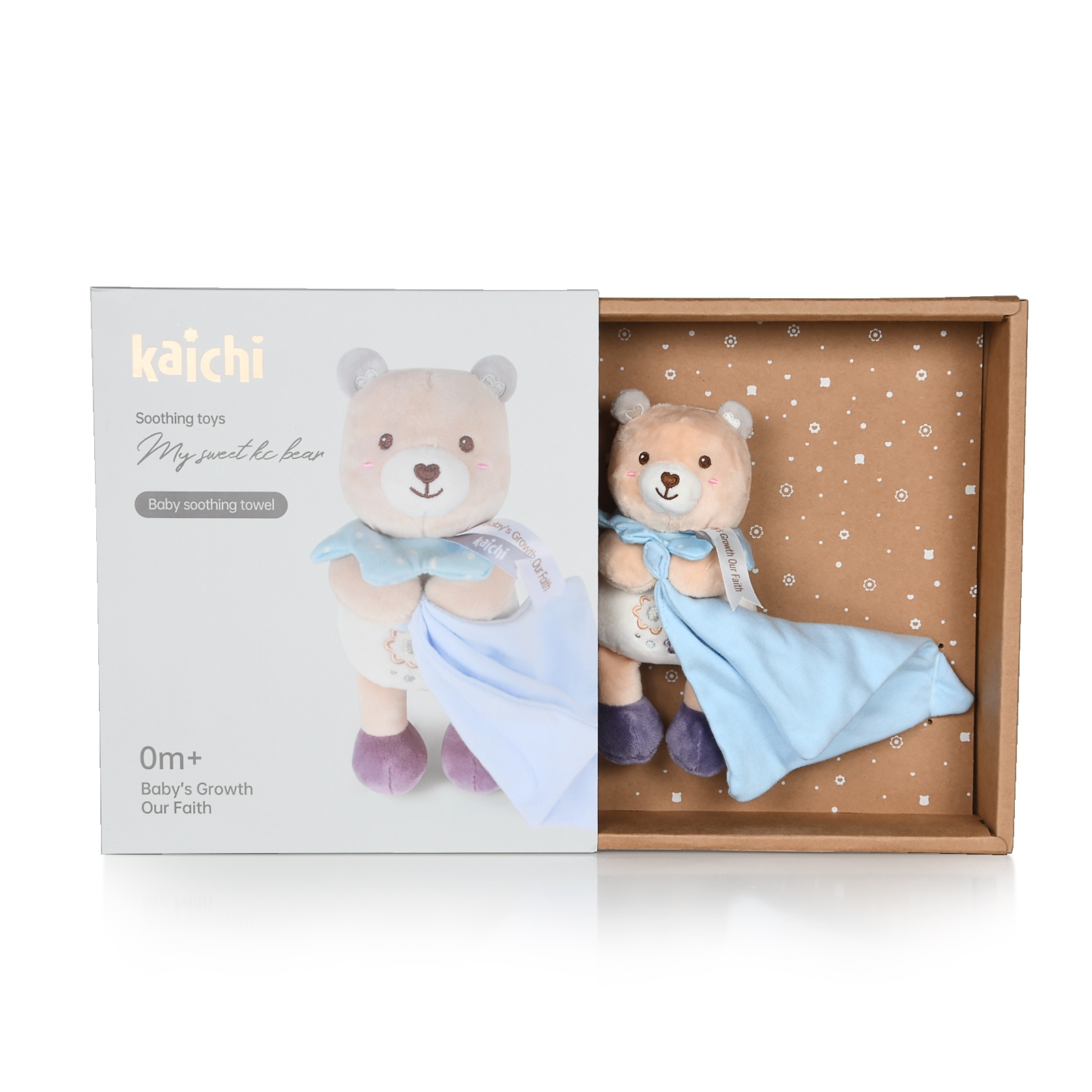 Бебешка мека играчка Chipolino Мече, синьо
