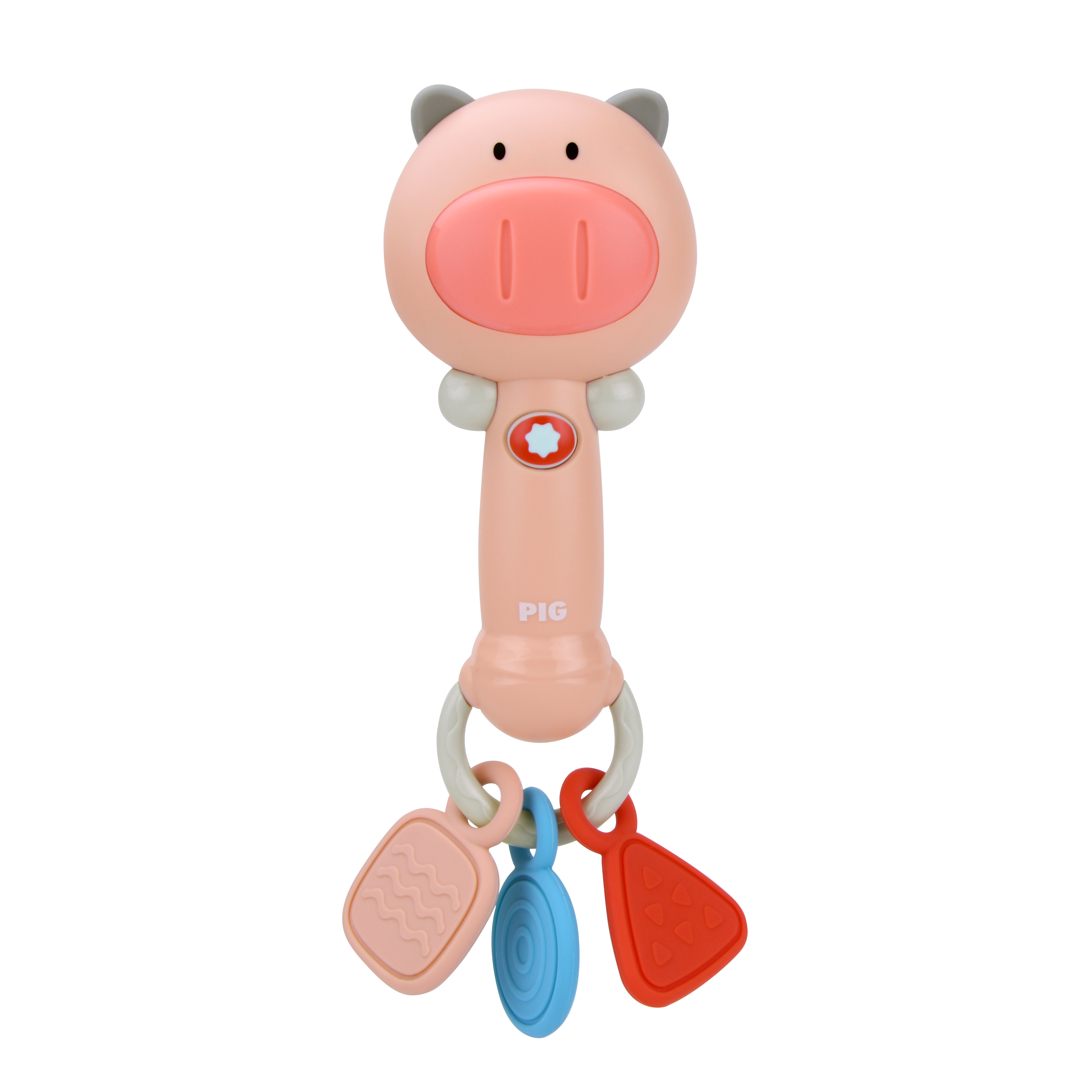 Музикална пръчка със светлина и дрънкалка Piggy Chipolino
